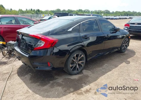 2021 Honda Civic Sport из США, поврежденный, VIN 2HGFC2F8XMH527881